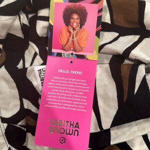 Tabitha Brown x Target Women's Neutral Botanical Print Tie-Front Jumpsuit